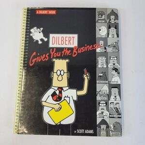 Dilbert Gives You the Business Comic Book Scott Adams Office Humor Hardcover